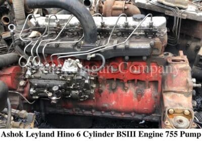 Ashok Leyland Hino 6 cyclinder BSIII Engine 755 Pump